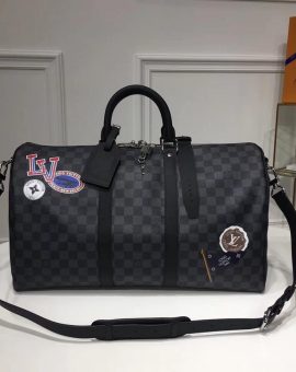 Túi đeo chéo hiệu Louis Vuitton Xanh Đen LV02 - LOUIS KIMMI STORE