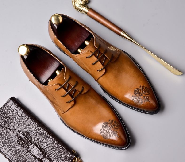 Giày da nam thời trang cao cấp Oxford -LKM 346 - LOUIS LUXURY