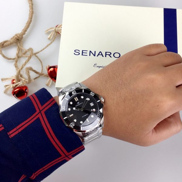 Đồng hồ nam SENARO máy cơ -Thương hiệu Nhật Bản chính hãng