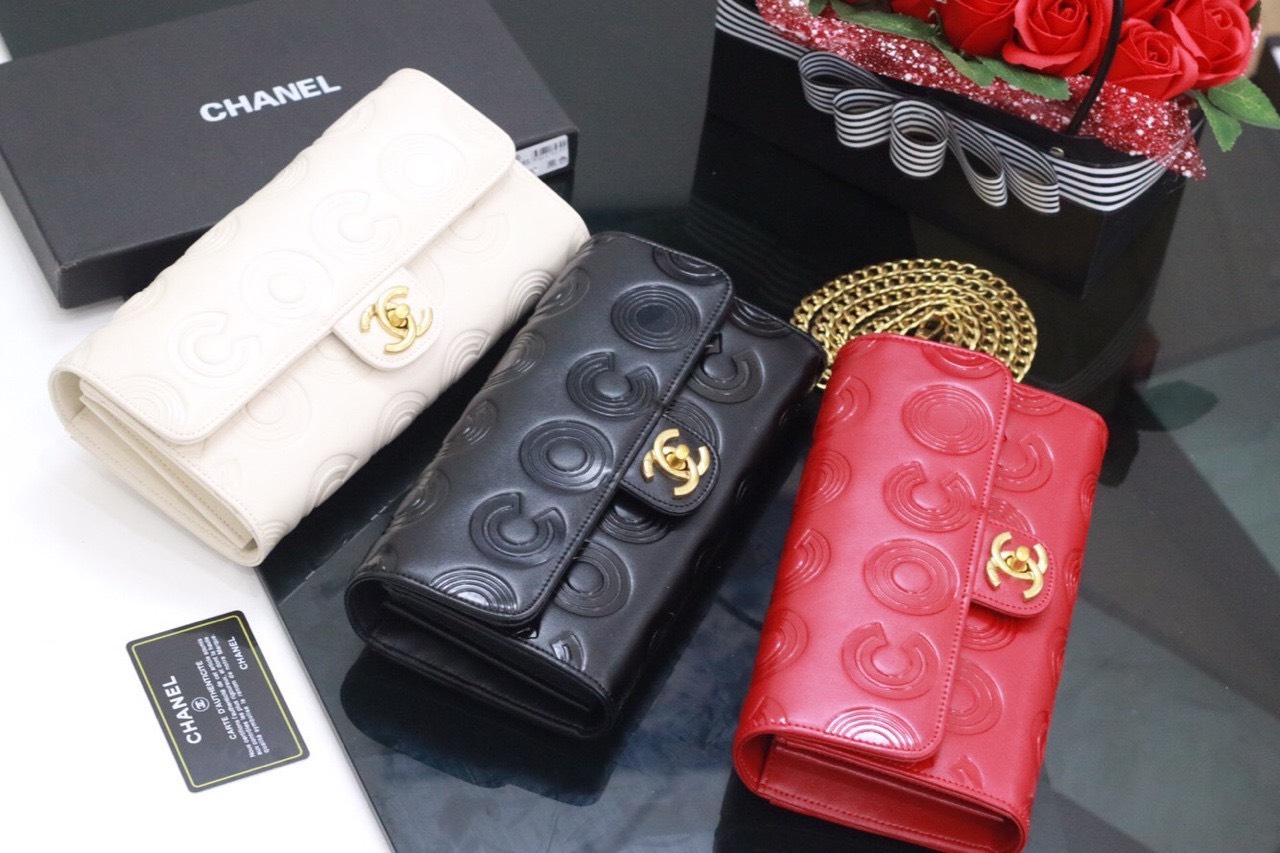 PHỤ KIỆN CHÍNH HÃNG  Ví Nữ Chanel Gift Vip Crossbody Mini  CNM013