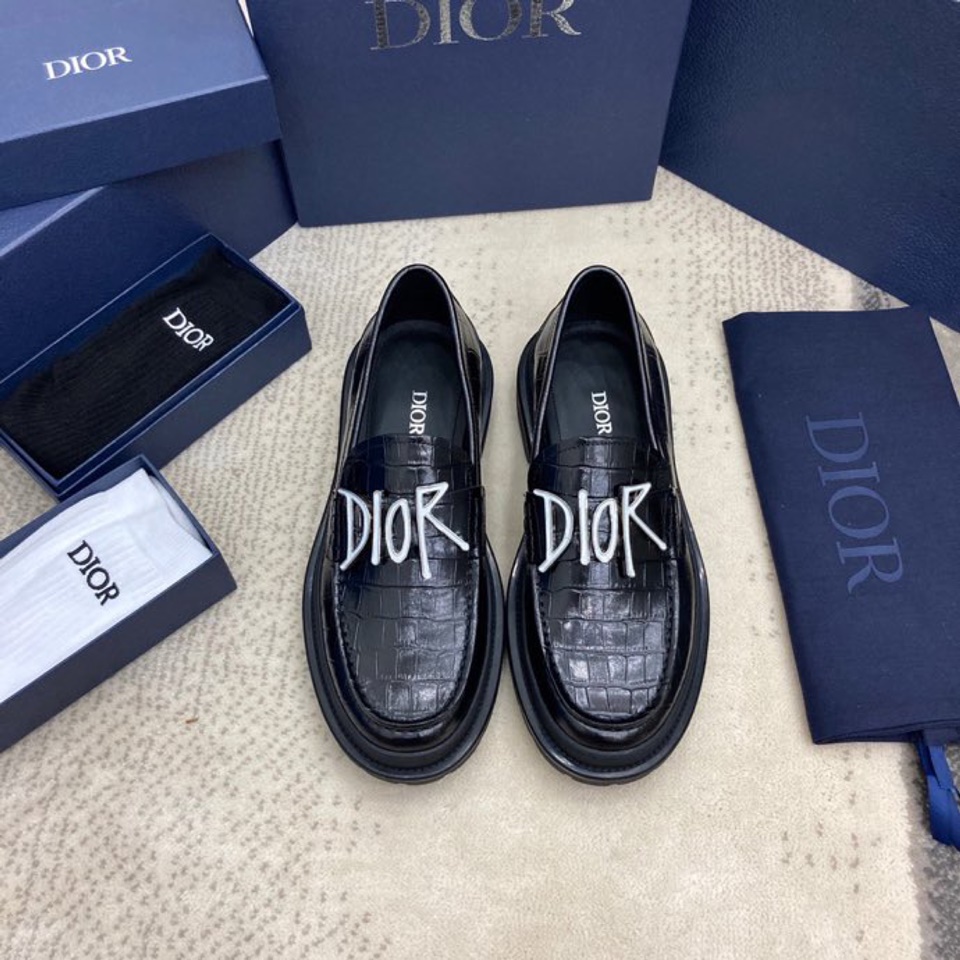 Giày Dior Nữ siêu cấp Oblique LowWalknDior họa tiết màu xám